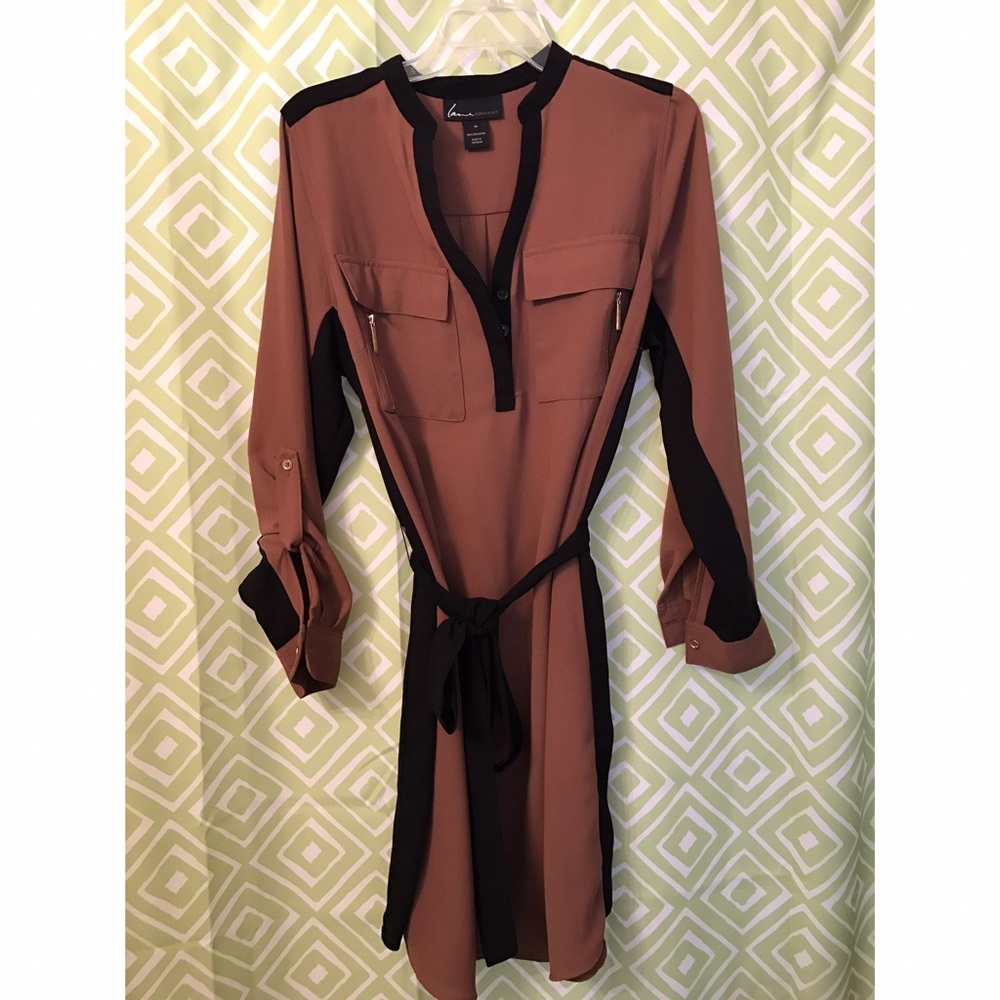BNWOT Lane Bryant brown dress