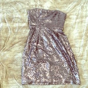 NWT BCBG Lilac Purple Sequin Mini Dress