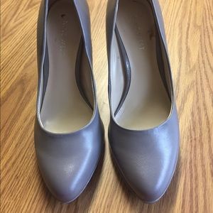 Grey platform heels Nine West