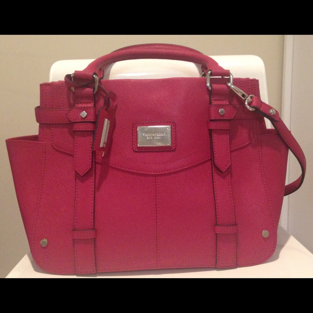 New Tignanello Red Leather Purse