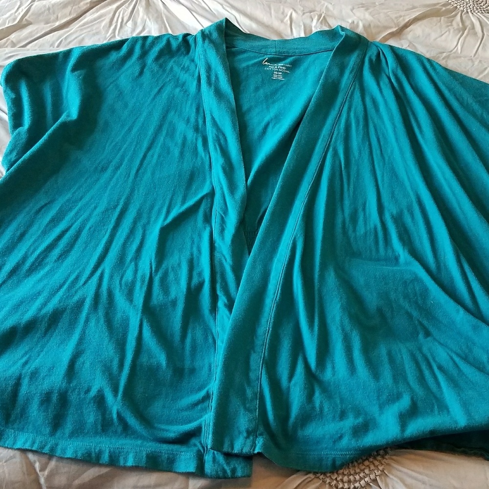 Teal short sleeve tunic