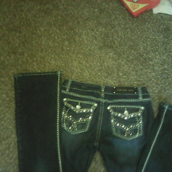 LA Idol USA Rhinestone Jeans - Picture 3 of 4