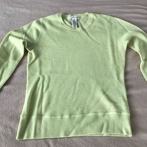 Long sleeve light green banana republic top