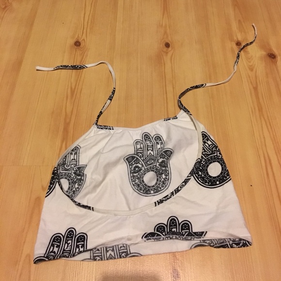 HAMSA HALTER TOP CANT GET CUTER - Picture 2 of 3