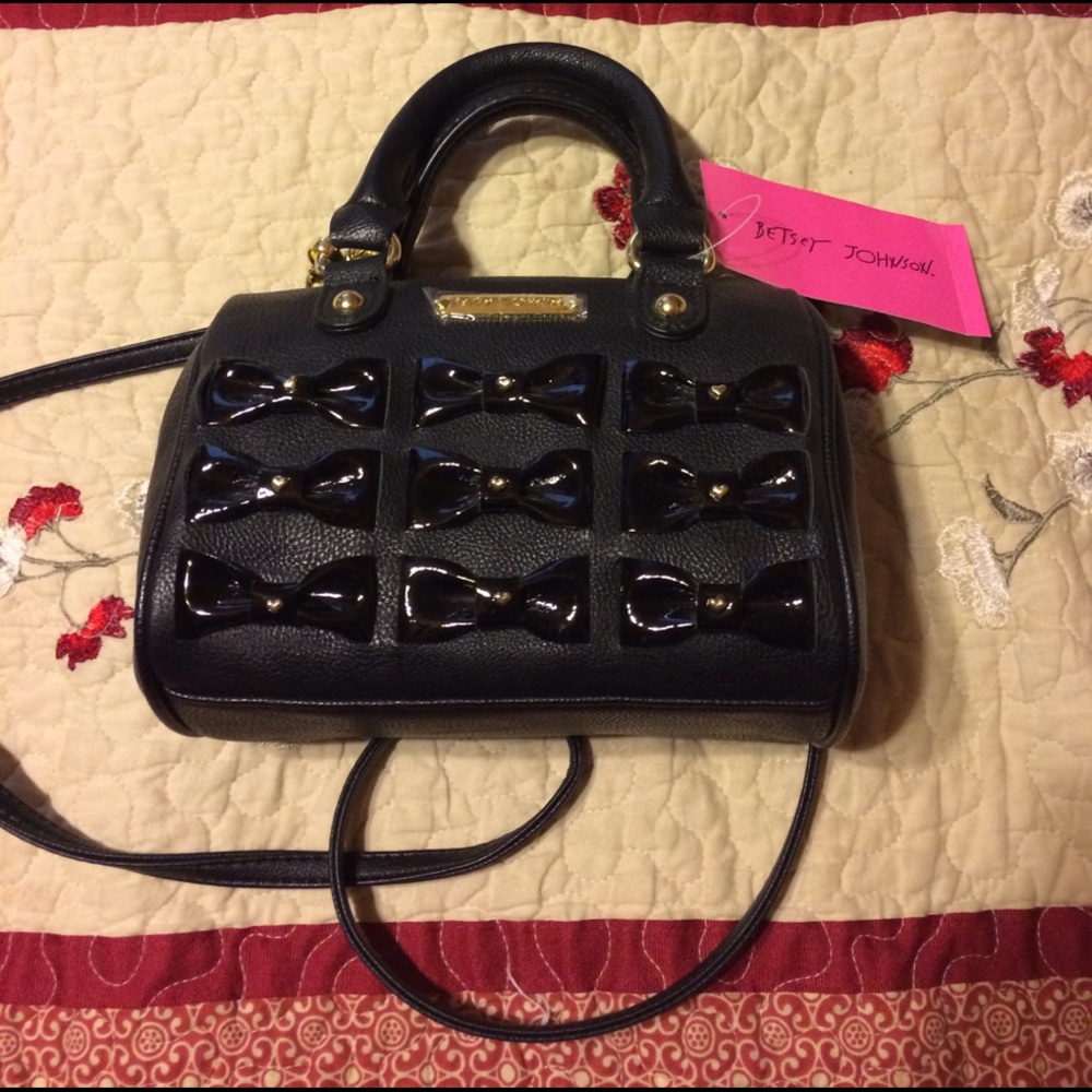 Betsey Johnson Mini Barrel Bag