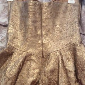 Vintage gold formal dress
