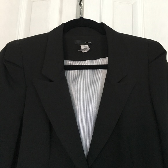 Aqua Black Blazer - Picture 3 of 5