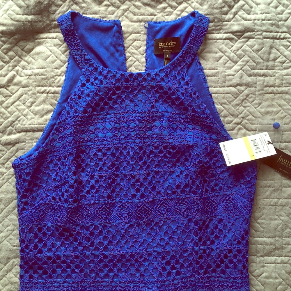 Blue Midi Spring Dress