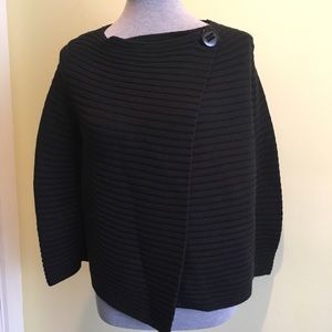 So Cute! Black Ribbed cardigan