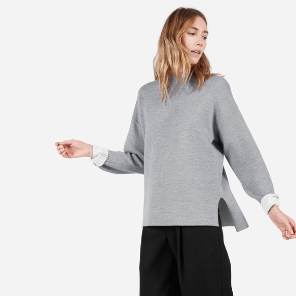 Everlane Sweaters - SOLD! EVERLANE The Luxe Double-Knit Mockneck