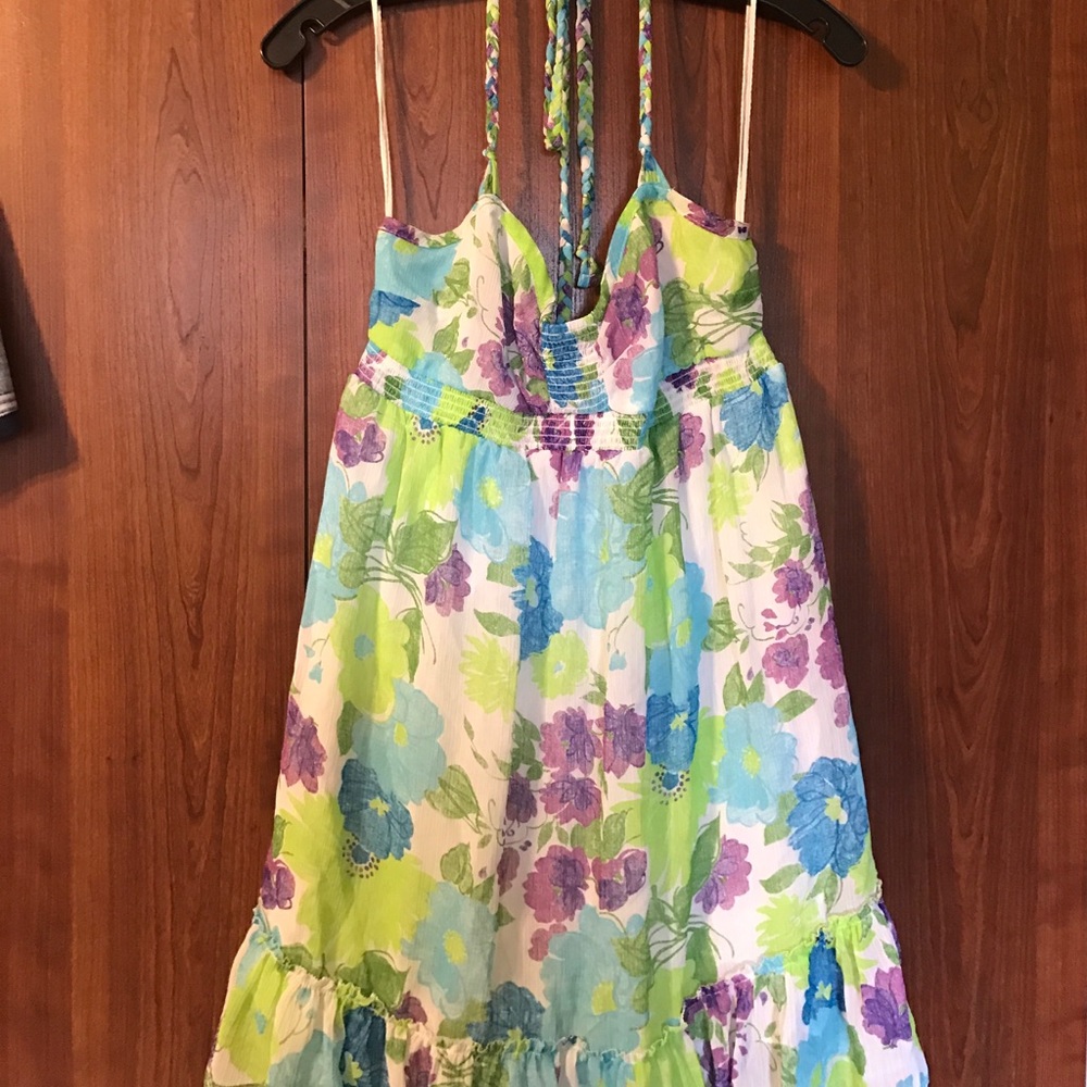Aeropostale Floral Spring halter dress.