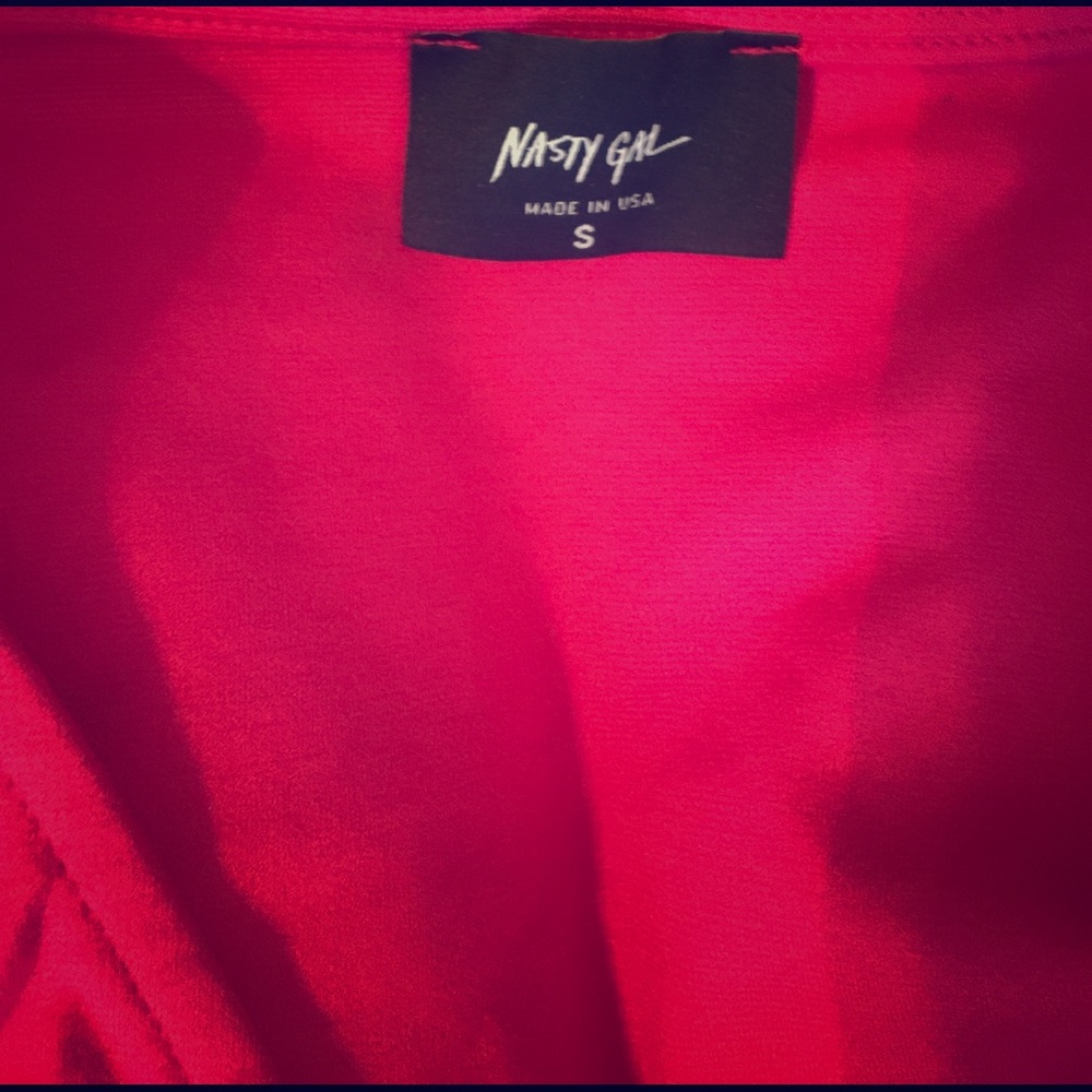 A pink nasty gal dress