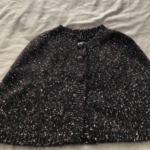 Inc. Poncho style shoulder cover-up (J)