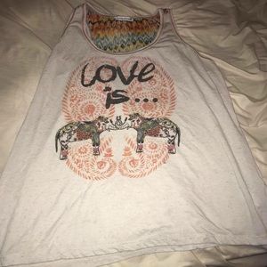 Love Is Elephant Tank 🐘 PLUS SIZED