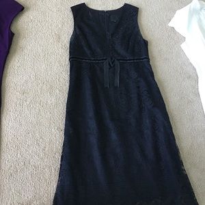 Anna Sui black lace dress