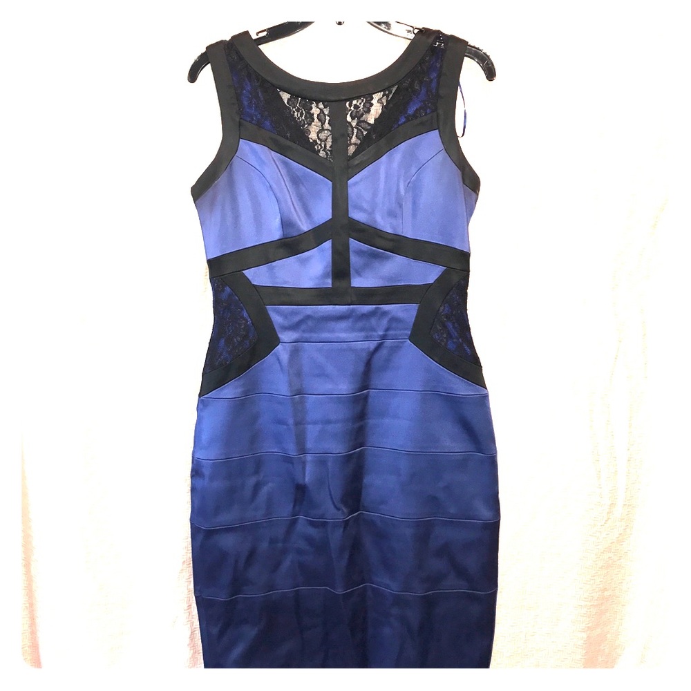 Jax Color Block Lace Dress