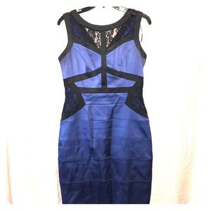 Jax Color Block Lace Dress