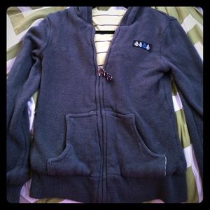Reversible Volcom Zip-Up Hoodie