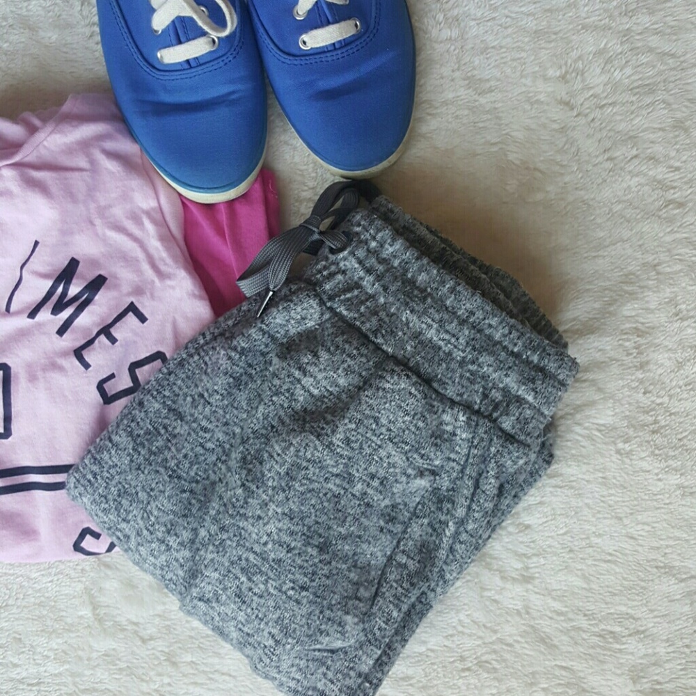 Gray joggers