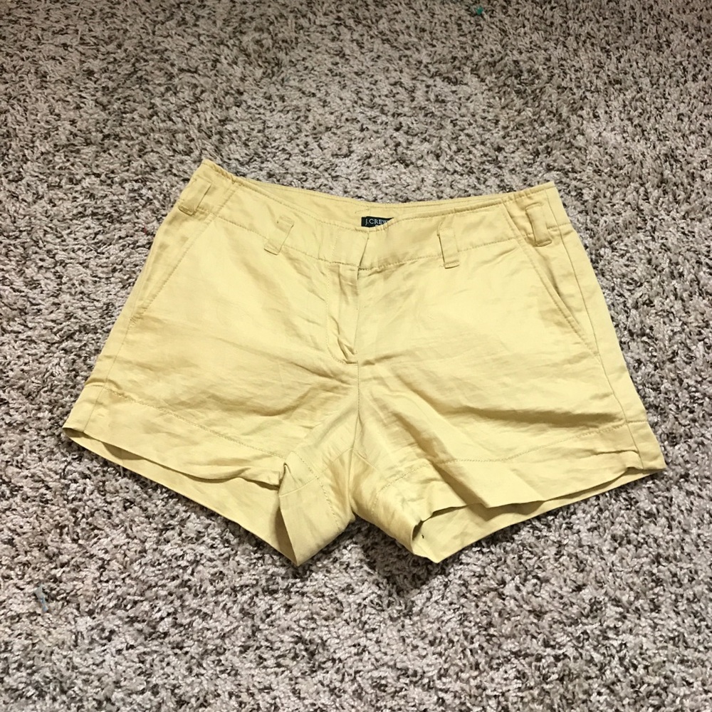 J Crew City Fit Linen Shorts ✨