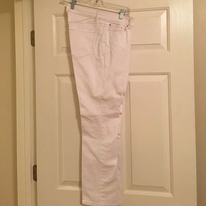 Ann Taylor size 10 white jeans