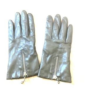 JCrew Olive green leather gloves