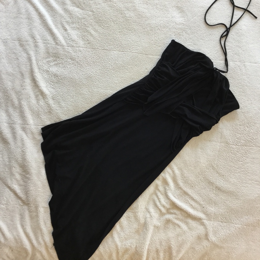 Slinky black dress