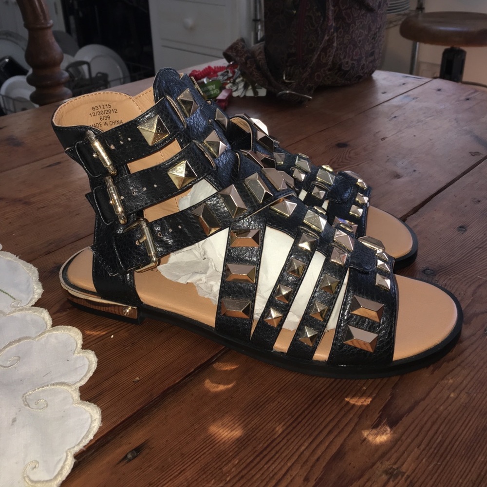 River Island Black Sandals
