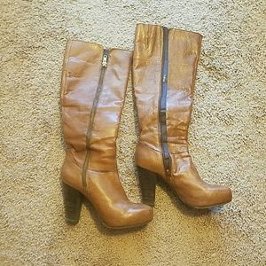 Steve Madden Brown leather boots