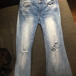 American Eagle  hi rise boho artist