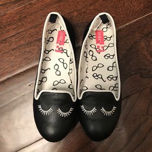 Girls' Crazy 8 Eyelash Ballet Flats