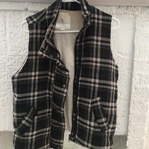 Plaid vest from Anthropologie