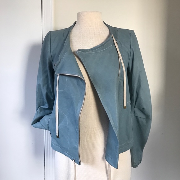Diane Von Furstenberg Jackets & Blazers - DVF SPORTI LEATHER JACKET