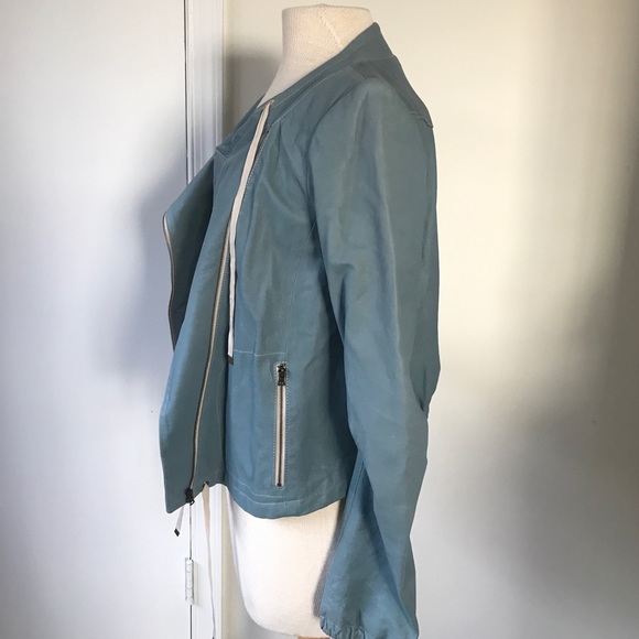 DVF SPORTI LEATHER JACKET - Picture 2 of 8