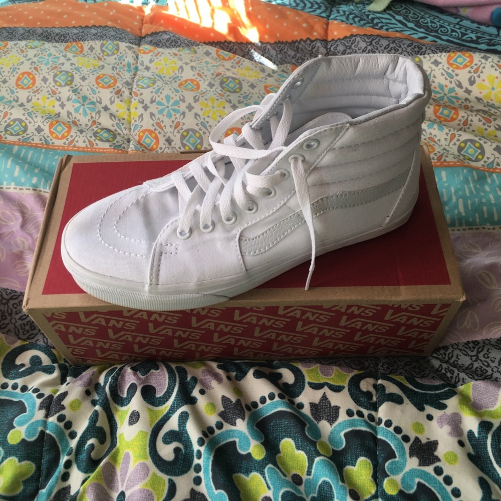 White high top vans