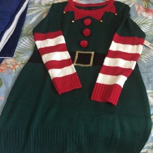 New Direction Elf Sweater Dress
