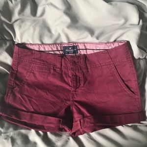 American Eagle twill shortie shorts