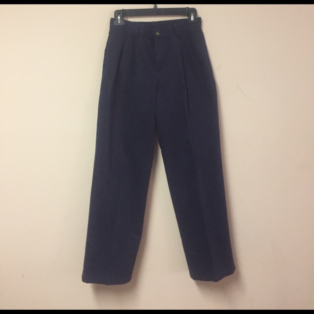Boy's pants 👖 Izod size 14 pleated, Navy