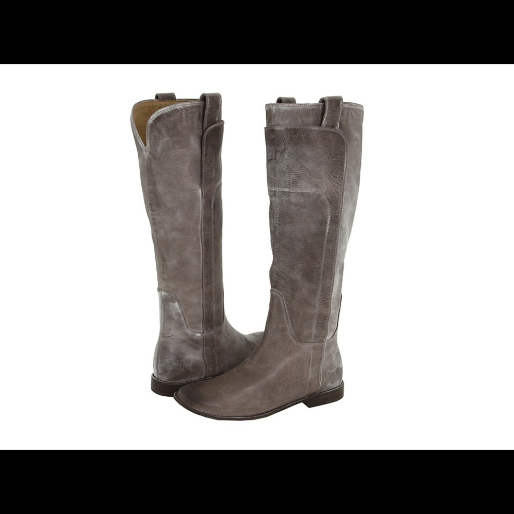 Frye Paige Tall Riding Boot, Grey,  6.5