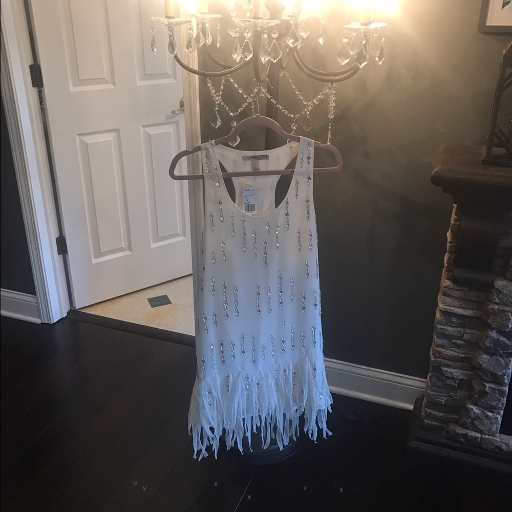 White embellished dress