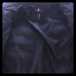 7 for all Mankind black puffy jacket!