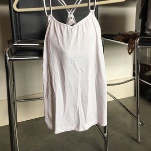 white lulu lemon tank top