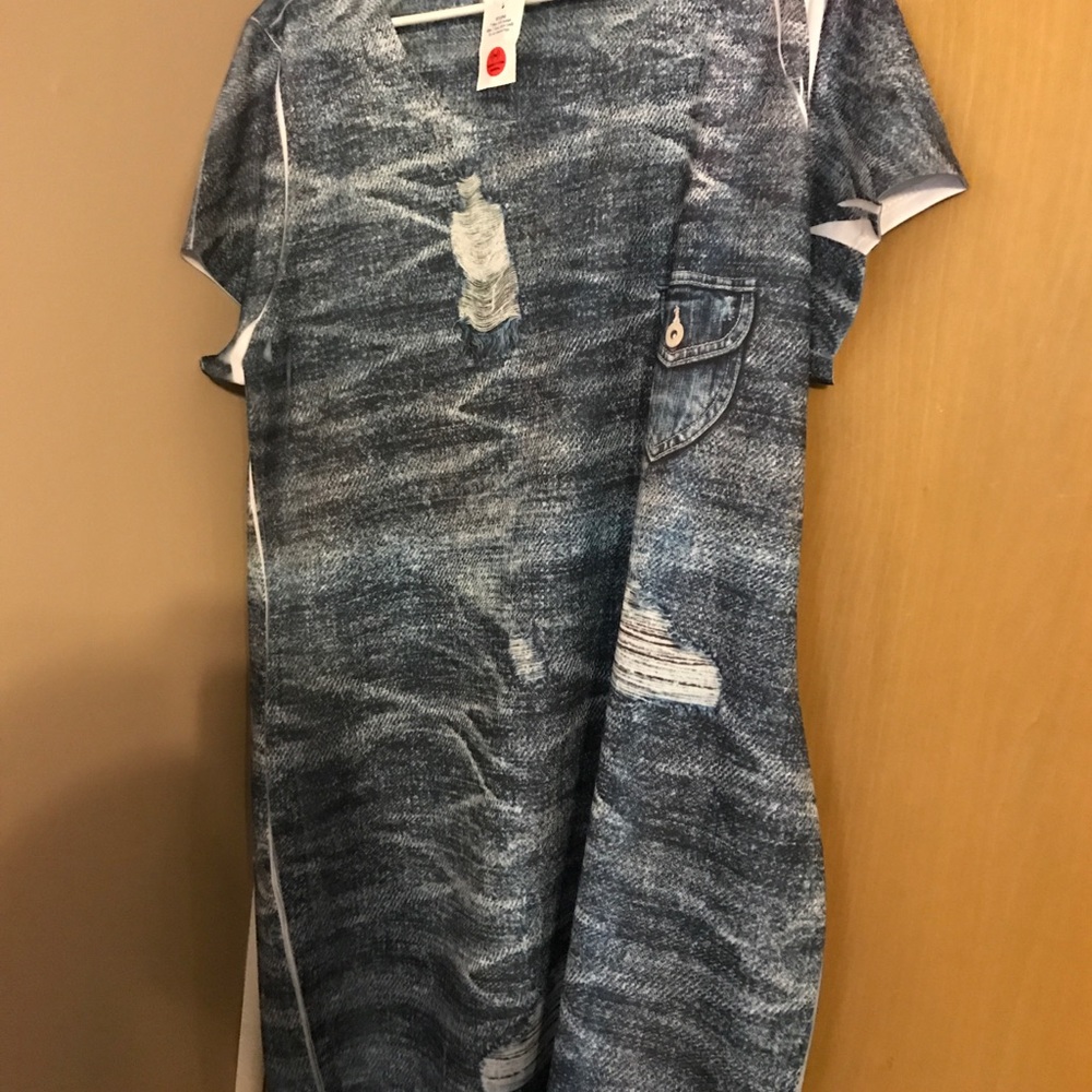 Denim dress