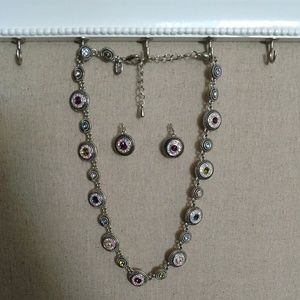 Lia Sophia necklace and earrings