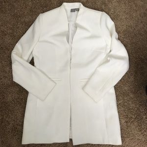 Long white jacket