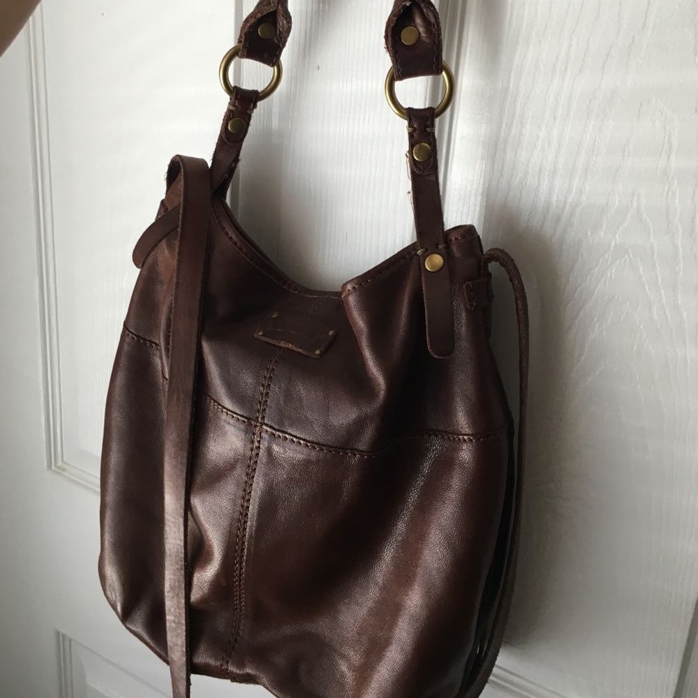 Lucky Brand leather tote