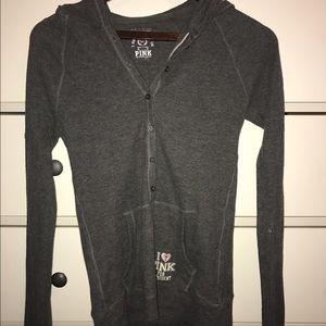 Pink by Victoria's Secret hoodie/pajama shirt