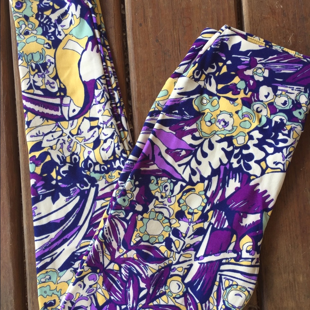 Lularoe Leggings OS Easter Spring
