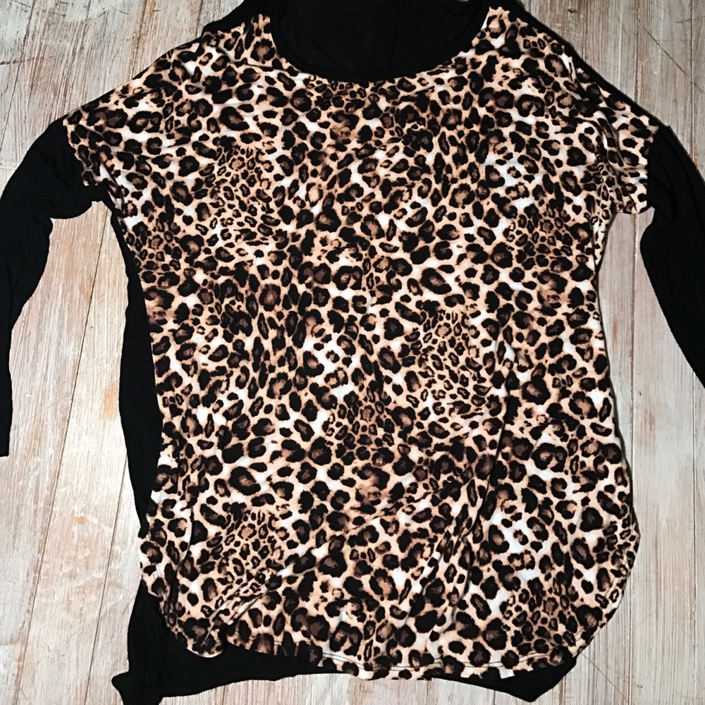 Flowy Leopard Print Shirt PRICE DROP