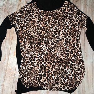 Flowy Leopard Print Shirt PRICE DROP